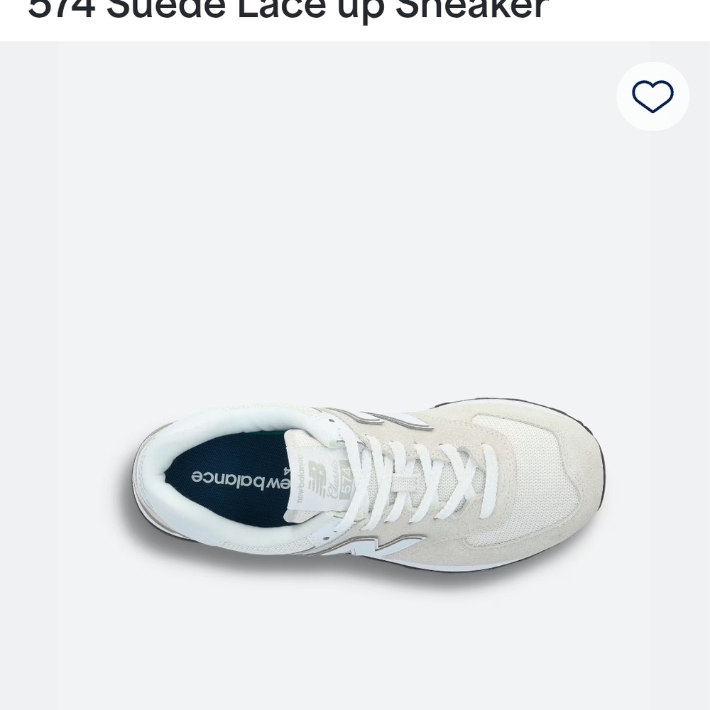 New Balance Suede Lace-Up Sneakers - Picture 3 of 4